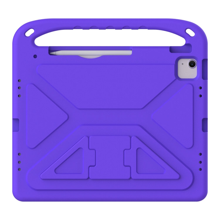 For iPad Air 13 2024 Handle EVA Shockproof Tablet Case with Holder(Purple) - iPad Air 13 2024 Cases by buy2fix | Online Shopping UK | buy2fix