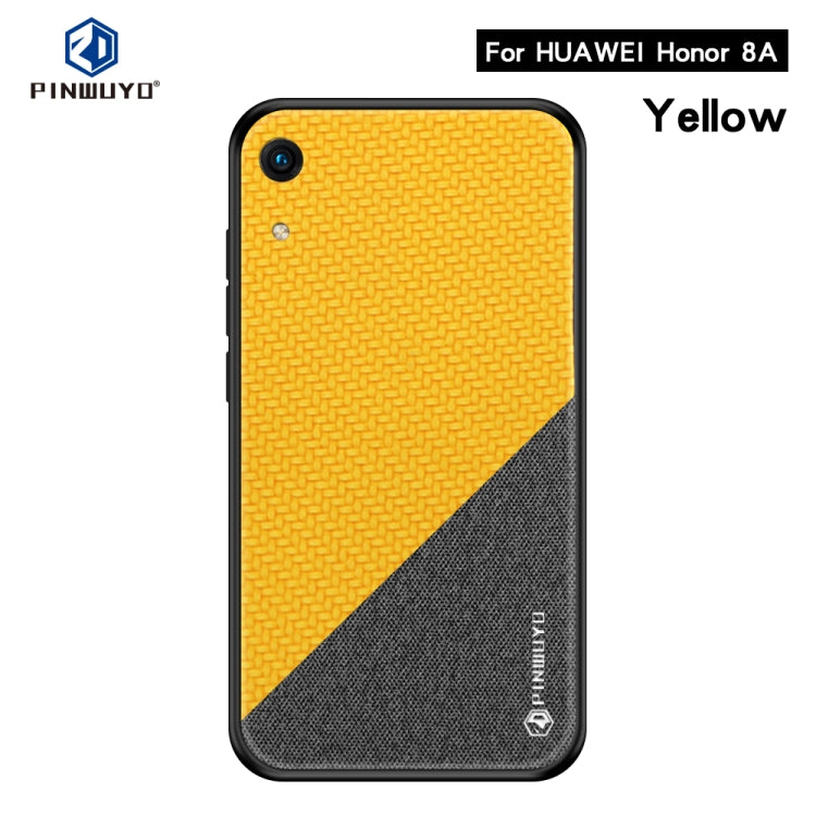 PINWUYO Honors Series Shockproof PC + TPU Protective Case for Huawei Honor 8A / Y6 Pro 2019 / Enjoy 9e(Yellow) - Honor Cases by PINWUYO | Online Shopping UK | buy2fix