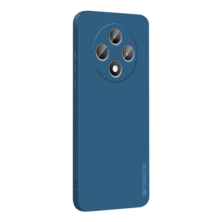 For OPPO Reno12 F PINWUYO Sense Series Liquid Silicone TPU Phone Case(Blue) - Reno12 F Cases by PINWUYO | Online Shopping UK | buy2fix