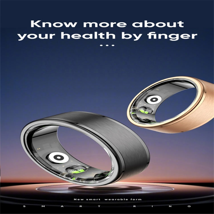 R03 SIZE 12 Smart Ring, Support Heart Rate / Blood Oxygen / Sleep / Multiple Sports Modes(Gold) - Smart Rings / Smart Telephones by buy2fix | Online Shopping UK | buy2fix