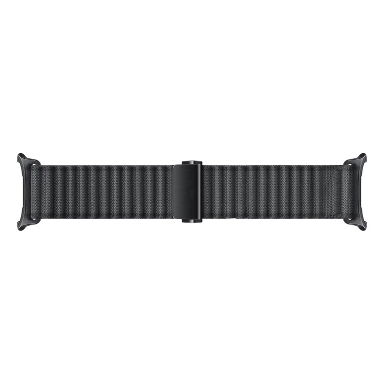 For Samsung Galaxy Watch Ultra 47mm Ocean Style Magnetic Buckle Braided Watch Band(Dark Gray) - Watch Bands by buy2fix | Online Shopping UK | buy2fix