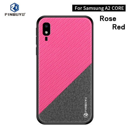 PINWUYO Honors Series Shockproof PC + TPU Protective Case for Galaxy A2 Core(Red) - Galaxy Phone Cases by PINWUYO | Online Shopping UK | buy2fix