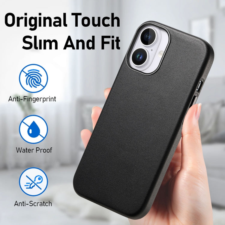 For iPhone 16 Plus Electroplated Metal Button Shockproof Phone Case(Black) - iPhone 16 Plus Cases by buy2fix | Online Shopping UK | buy2fix