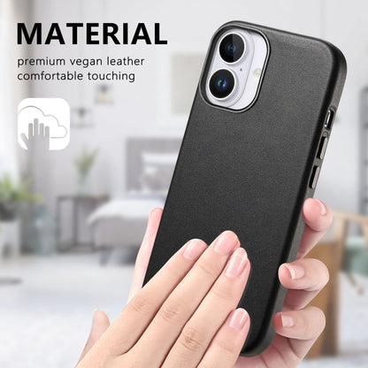 For iPhone 16 Electroplated Metal Button Shockproof Phone Case(Black) - iPhone 16 Cases by buy2fix | Online Shopping UK | buy2fix