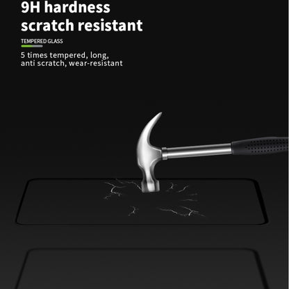 PINWUYO 9H 3D Curved Tempered Glass Film for Galaxy A40 （black） - Galaxy Tempered Glass by PINWUYO | Online Shopping UK | buy2fix