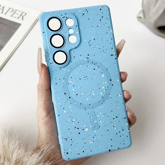 For Samsung Galaxy S25 Ultra 5G Starry Sky TPU Shockproof MagSafe Phone Case(Sierra Blue) - Galaxy S25 Ultra 5G Cases by buy2fix | Online Shopping UK | buy2fix