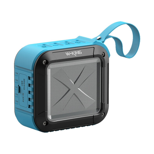 W-KING S7 Mini Wireless Waterproof Loudspeaker With TF/FM/AUX/NFC Bluetooth Bike Speaker(blue) - Waterproof Speaker by W-KING | Online Shopping UK | buy2fix