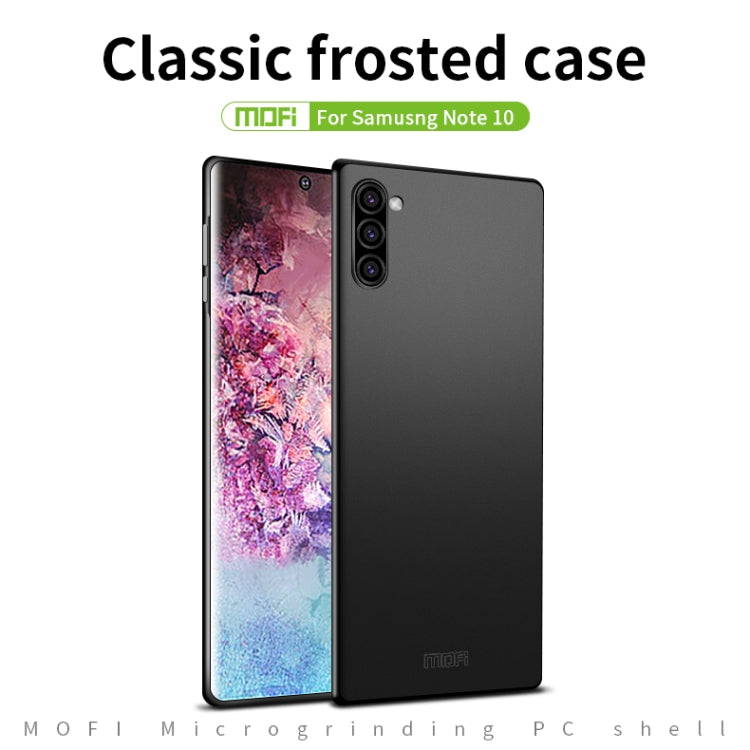 MOFI Frosted PC Ultra-thin Hard Case for Galaxy Note10(Gold) - Galaxy Phone Cases by MOFI | Online Shopping UK | buy2fix
