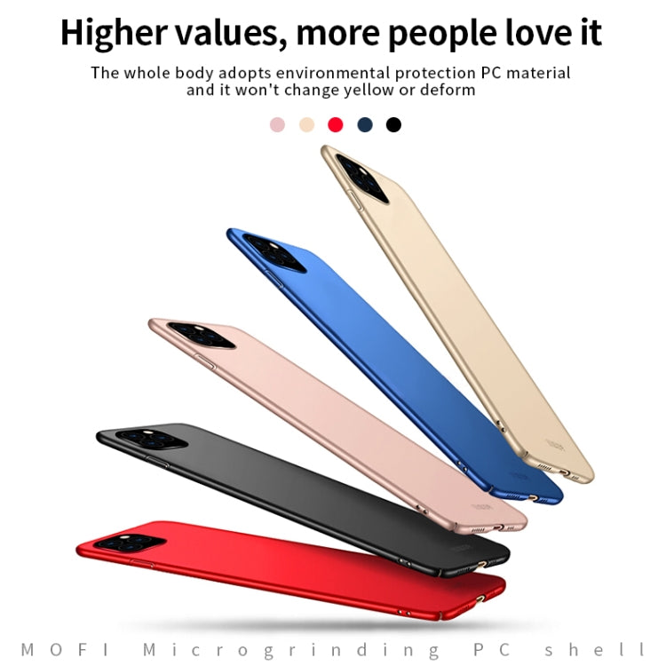 For iPhone 11 Pro MOFI Frosted PC Ultra-thin Hard Case (Rose gold) - iPhone 11 Pro Cases by MOFI | Online Shopping UK | buy2fix