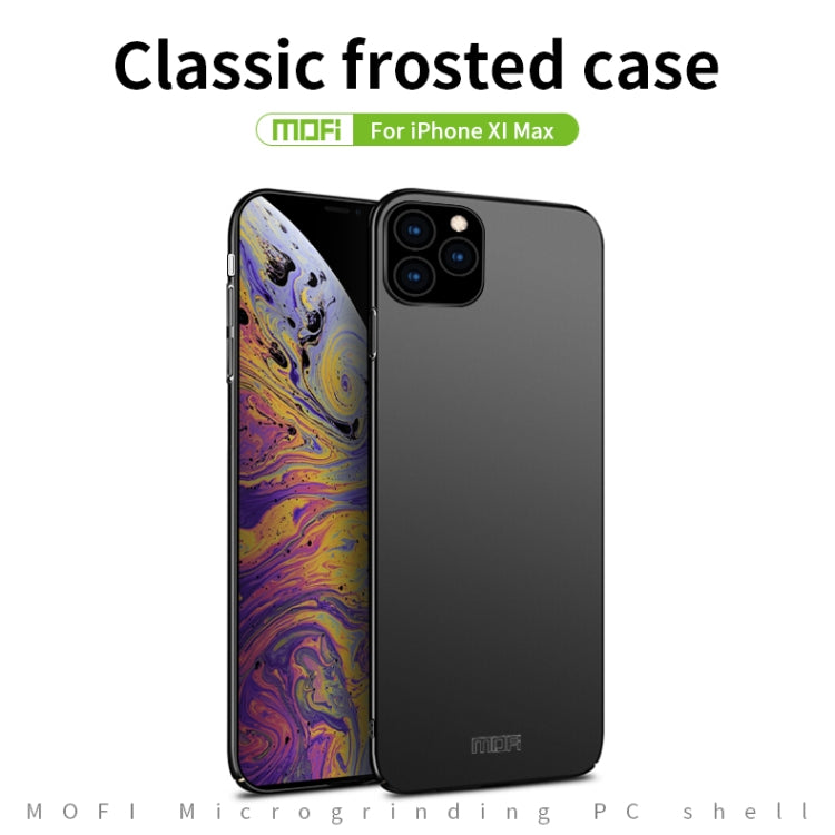 For iPhone 11 Pro Max MOFI Frosted PC Ultra-thin Hard Case (Blue) - iPhone 11 Pro Max Cases by MOFI | Online Shopping UK | buy2fix