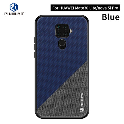 PINWUYO Honors Series Shockproof PC + TPU Protective Case for Huawei Nova 5i Pro / Mate 30 Lite(Blue) - Huawei Cases by PINWUYO | Online Shopping UK | buy2fix