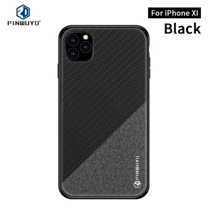 For iPhone 11 Pro PINWUYO Honors Series Shockproof PC + TPU Protective Case (Black) - iPhone 11 Pro Cases by PINWUYO | Online Shopping UK | buy2fix