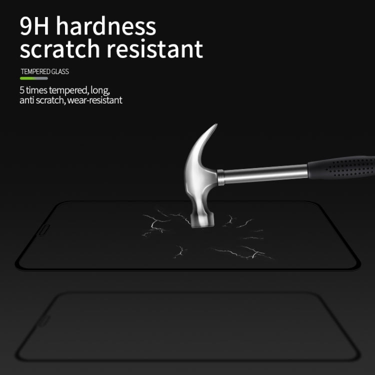 For iPhone 11 Pro PINWUYO 9H 2.5D Full Screen Tempered Glass Film(Black) - iPhone 11 Pro Tempered Glass by PINWUYO | Online Shopping UK | buy2fix