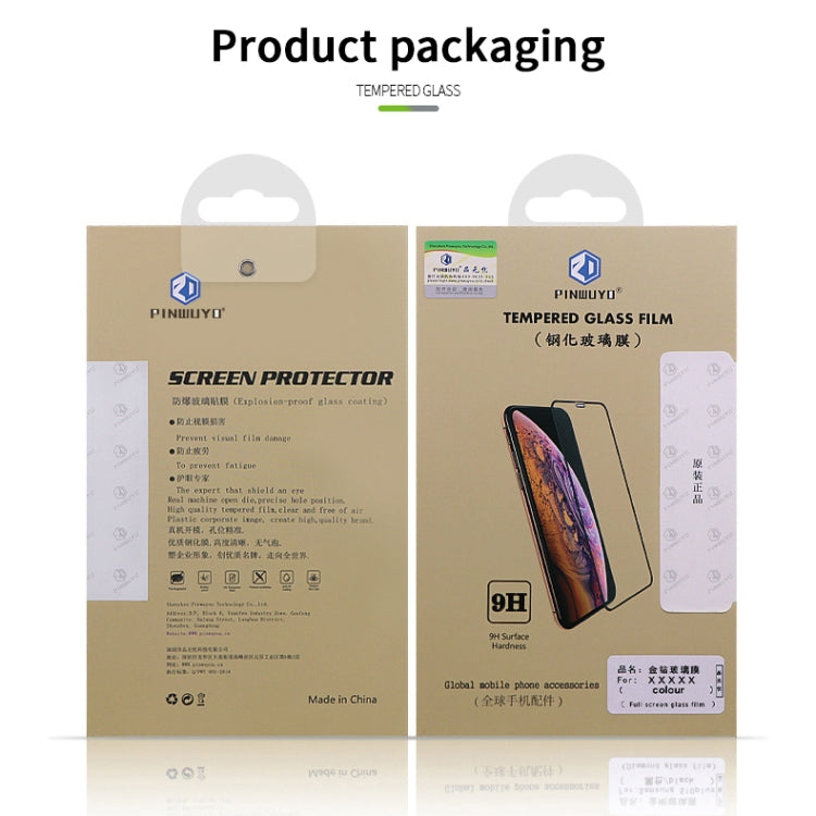 For iPhone 11 Pro PINWUYO 9H 2.5D Full Screen Tempered Glass Film(Rose gold) - iPhone 11 Pro Tempered Glass by PINWUYO | Online Shopping UK | buy2fix