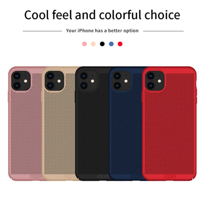 For iPhone 11 MOFI Breathable PC Ultra-thin All-inclusive Protective Case(Red) - iPhone 11 Cases by MOFI | Online Shopping UK | buy2fix