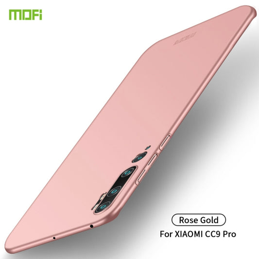 For Xiaomi Mi CC9 Pro MOFI Frosted PC Ultra-thin Hard Case(Rose gold) - Xiaomi Cases by MOFI | Online Shopping UK | buy2fix