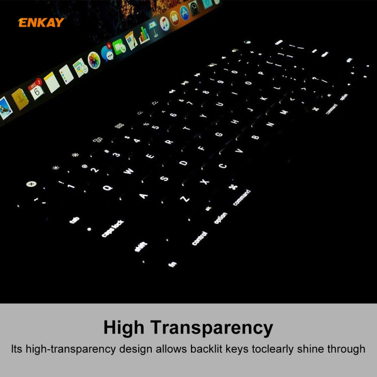 ENKAY TPU Soft Keyboard Protector for MacBook Pro 16 inch A2141 / Pro 13.3 inch A2289 & A2251 & A2338 (2020), US Version - Keyboard Protector by ENKAY | Online Shopping UK | buy2fix