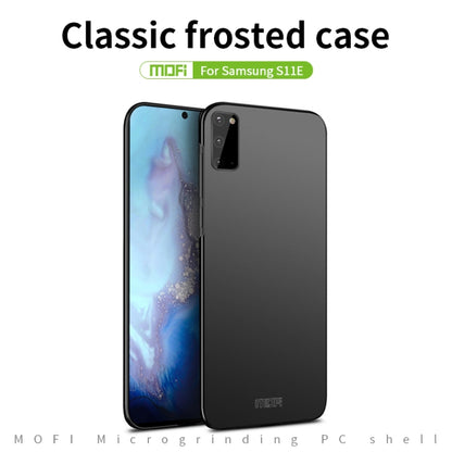 For Galaxy S20 MOFI Frosted PC Ultra-thin Hard Case(Black) - Galaxy Phone Cases by MOFI | Online Shopping UK | buy2fix