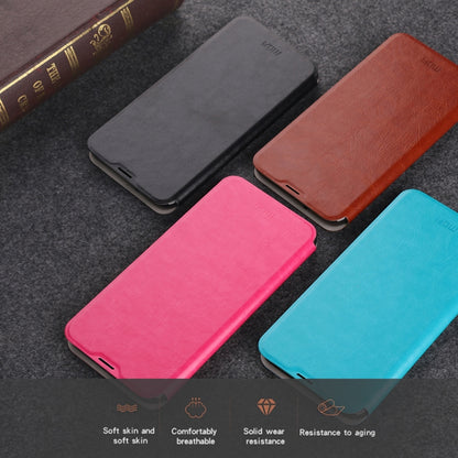 For Xiaomi Mi 10 Pro MOFI Rui Series Classical Leather Embedded Steel Plate All-inclusive Horizontal Flip PU Leather Case(Red) - Xiaomi Cases by MOFI | Online Shopping UK | buy2fix