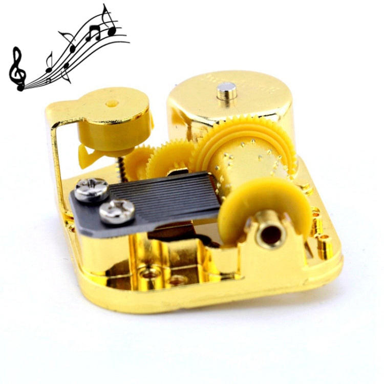 Eight-tone Gold-plated Bar Repair Parts DIY Sky City Paperback Music Box(Wonderful Grace) - Music Box by buy2fix | Online Shopping UK | buy2fix