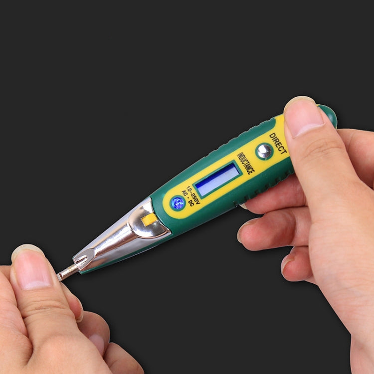 High Precision Electrical Tester Pen Screwdriver 220V AC DC Outlet Circuit Voltage Detector Test Pen with Night Vision, Specification:Digital Display Electric Pen (OPP) - Voltage Detector by buy2fix | Online Shopping UK | buy2fix