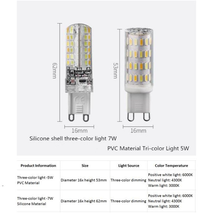 3W G9 LED Energy-saving Light Bulb Light Source(Warm Light) - LED Blubs & Tubes by buy2fix | Online Shopping UK | buy2fix