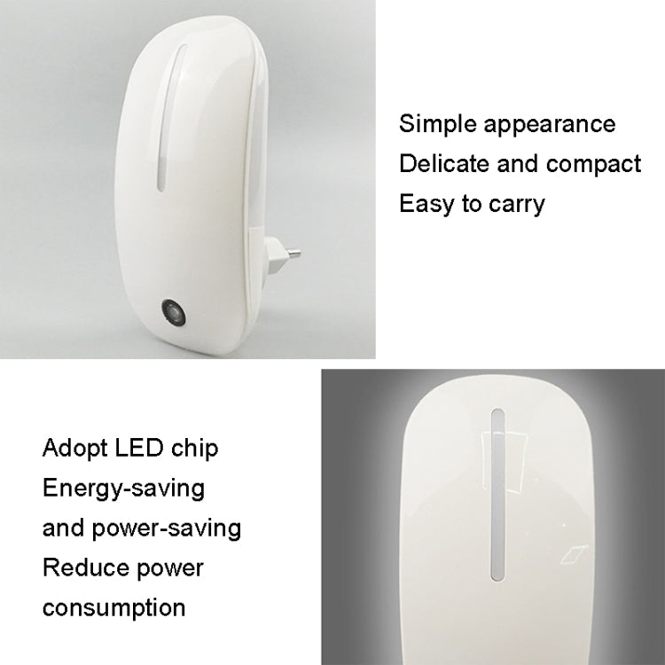 A66 Mouse Type LED Intelligent Light Control Night Light, Plug:US Plug(Green) - Sensor LED Lights by buy2fix | Online Shopping UK | buy2fix