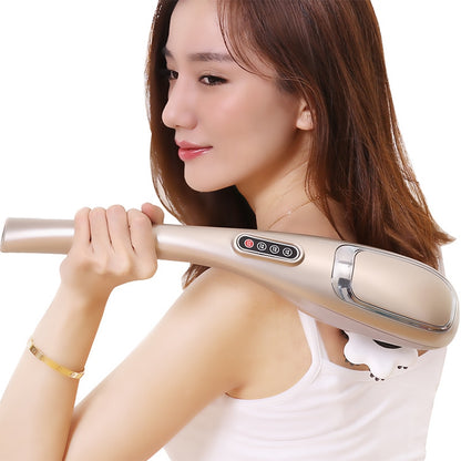 Rechargeable Dolphin Massager Electric Cervical Massage Stick A10 Straight Plug, Plug Type:EU Plug - Massage & Relaxation by buy2fix | Online Shopping UK | buy2fix