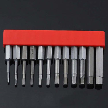 12 PCS / Set Screwdriver Bit With Magnetic S2 Alloy Steel Electric Screwdriver, Specification:4 - Drill & Drill Bits by buy2fix | Online Shopping UK | buy2fix