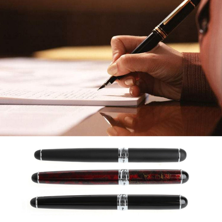 X750 Stationery Stainless Steel Fountain Pen Medium Nib Ink Pens School Oiifice Gift, Nib Size:1.1mm(Ivory) - Fountain Pens by buy2fix | Online Shopping UK | buy2fix