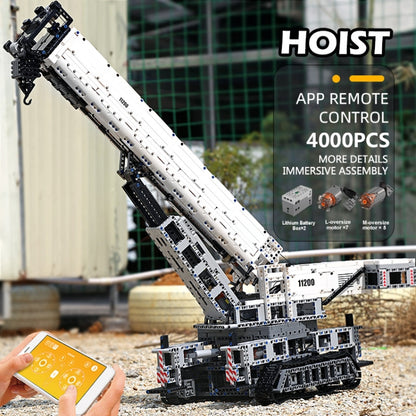 2.4G Remote Control Crawler Crane Puzzle Toy Building Block Engineering Vehicle Model - Building Blocks by buy2fix | Online Shopping UK | buy2fix