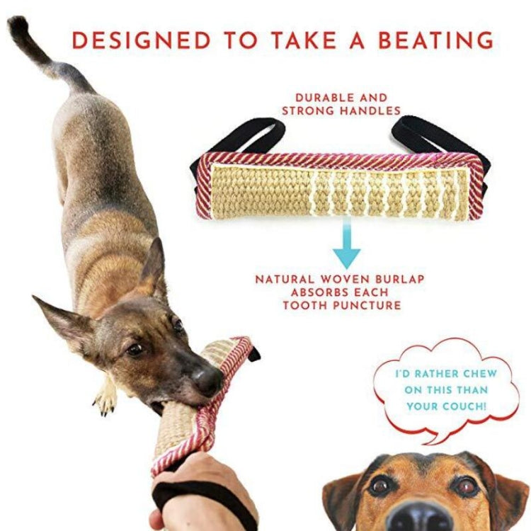 Dog Training Hemp Bite Stick Dog Bite Stick Dog Training Supplies(A1) - Training Aids by buy2fix | Online Shopping UK | buy2fix