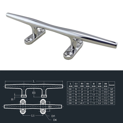 316 Stainless Steel Heavy Round Cable Bolt Yacht Bollard Shofar Pile For Boat, Specification: 150mm 6inch - Marine Accessories & Parts by buy2fix | Online Shopping UK | buy2fix