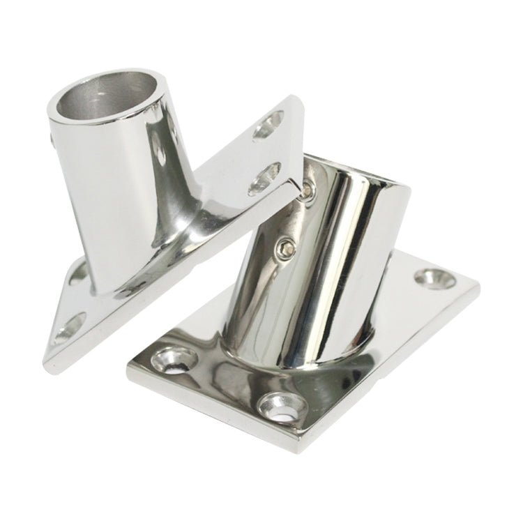 Thicken 316 Stainless Steel 60-Degree Square Tube Base Marine Boat Hardwares, Specifications: 22mm - Marine Accessories & Parts by buy2fix | Online Shopping UK | buy2fix