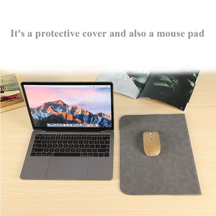 Horizontal Sheep Leather Laptop Bag For Macbook 11 Inch A1465/A1370(Liner Bag  Khaki) - Protective Bags by buy2fix | Online Shopping UK | buy2fix