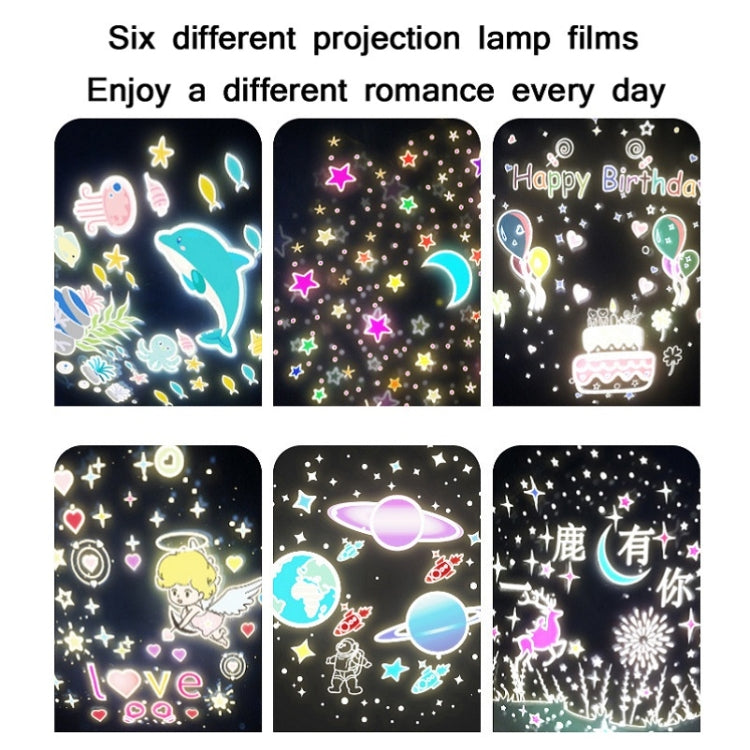 Doll Projection Night Light USB Charging Starry Sky Ocean Music Box, Spec: Standard Ver. 2.7W(Blue) - Night Lights by buy2fix | Online Shopping UK | buy2fix