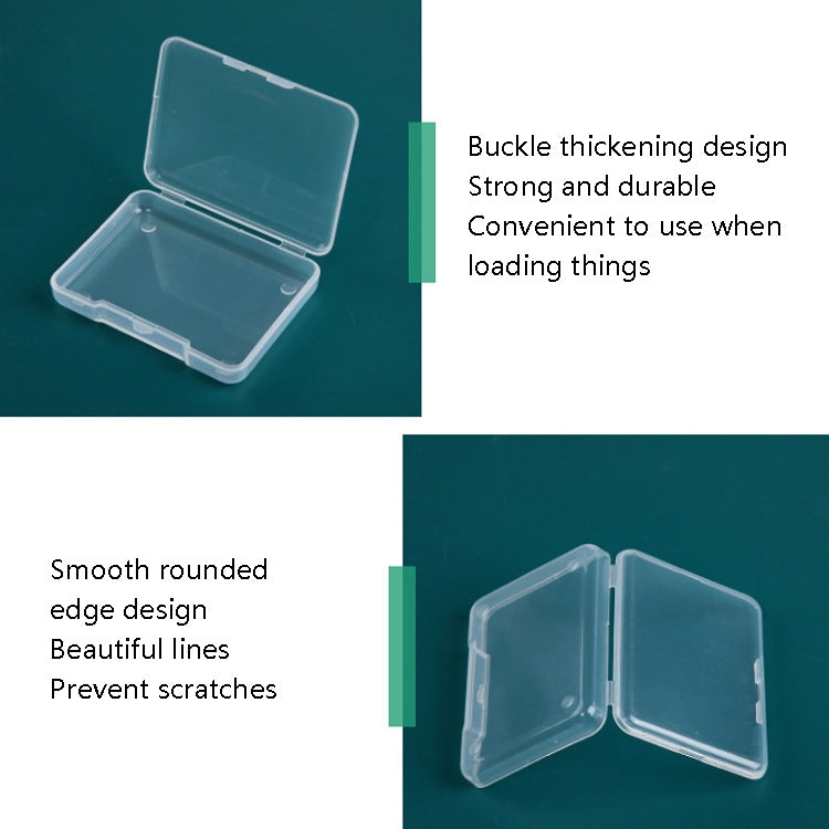 30 PCS Rectangular PP Transparent Plastic Box Parts Hardware Tool Accessories Storage Box - Storage Boxes by buy2fix | Online Shopping UK | buy2fix