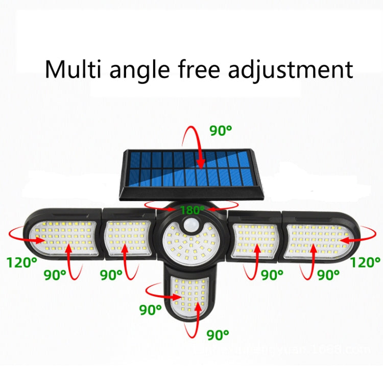 Garden Solar Wall Light Outdoor Waterproof Lawn Light Landscape Corridor Small Street Light, Spec: 6-Head 231 COB - Solar Lights by buy2fix | Online Shopping UK | buy2fix