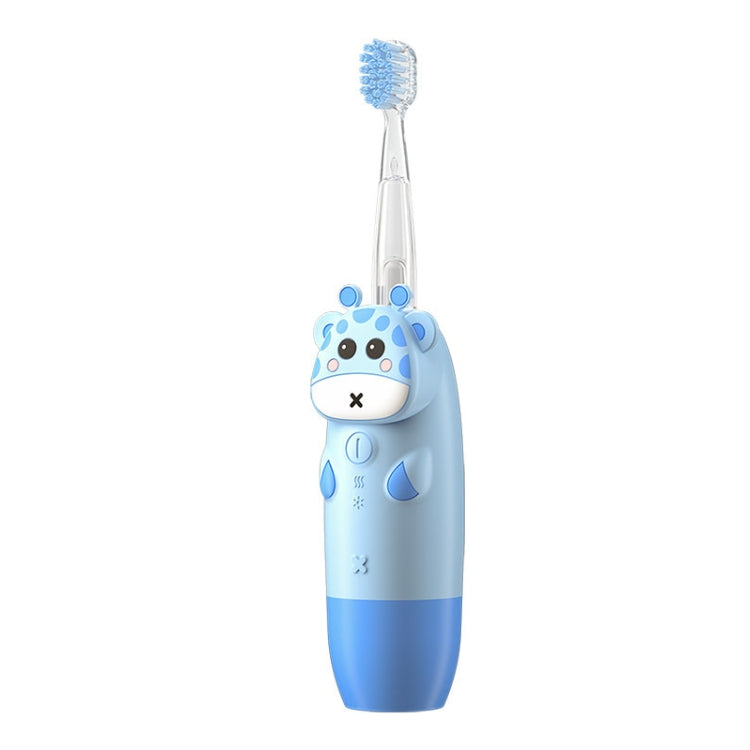 Children Cartoon Colorful Waterproof Electric Toothbrush Smart Sonic Toothbrush(Blue) - Toothbrushes by buy2fix | Online Shopping UK | buy2fix