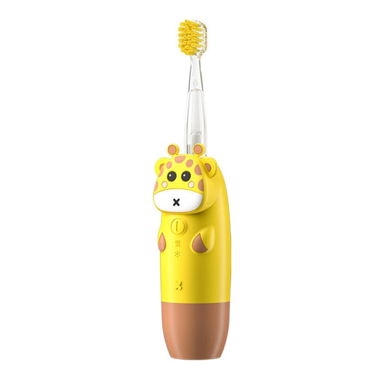 Children Cartoon Colorful Waterproof Electric Toothbrush Smart Sonic Toothbrush(Yellow) - Toothbrushes by buy2fix | Online Shopping UK | buy2fix