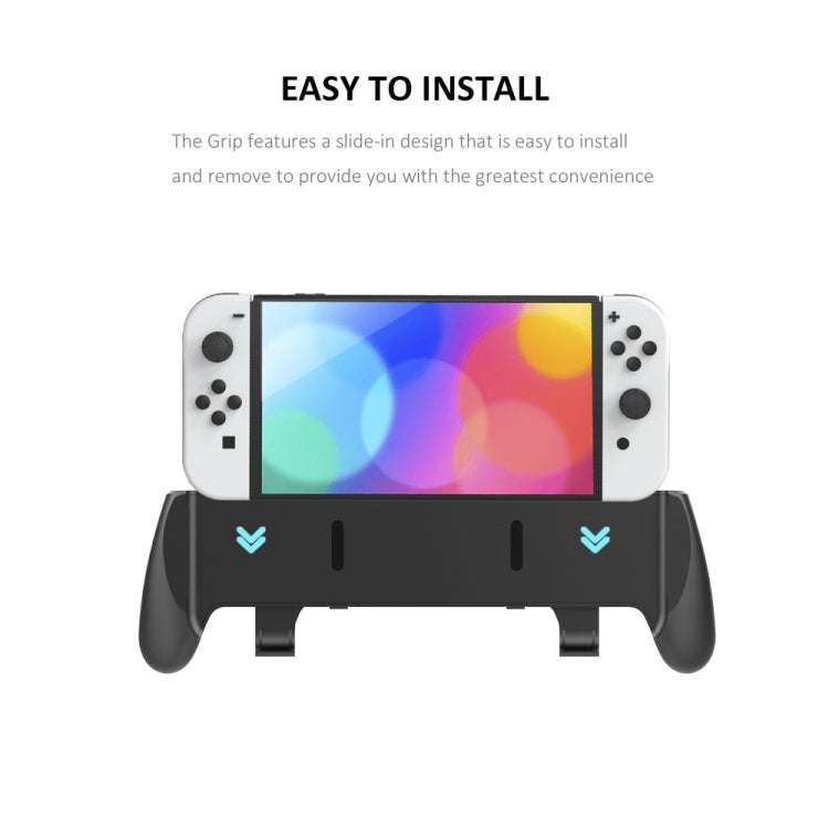 JYS NS218 Multifunctional Game Console Integrated Protective Case With Grip  For Switch OLED(Black) - Cases by JYS | Online Shopping UK | buy2fix