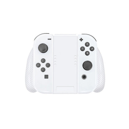 KJH NS-072 ABS Integrated Design Game Grip For Switch OLED(White) - Gamepads by buy2fix | Online Shopping UK | buy2fix