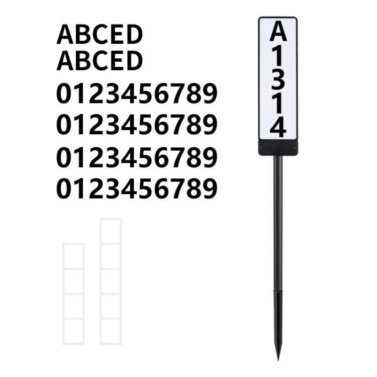 TS-G6704 Solar Dual-Color Temperature Ground Plug House Number Lawn Light - Solar Lights by buy2fix | Online Shopping UK | buy2fix