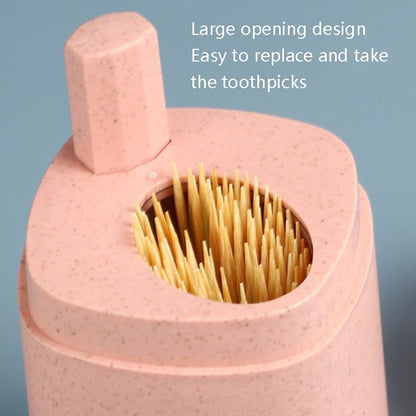 MS-263 Press Toothpick Box Kitchen Gadget(Nordic Pink) - Toothpick Boxes by buy2fix | Online Shopping UK | buy2fix