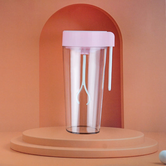 VE-V8 USB Charging Automatic Stirring Cup Full Seal Leak-Proof Electric Shake Cup, Capacity: 450ml(Light Pink) - Stirrer & Squeezer by buy2fix | Online Shopping UK | buy2fix