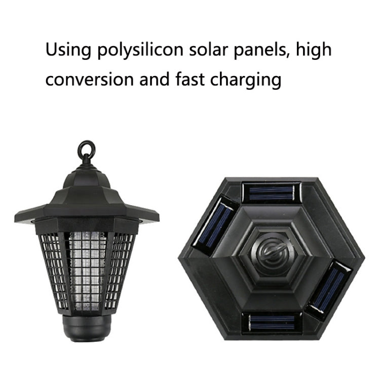 3 LED Solar Outdoor Waterproof Hexagon Mosquito Killer Light, Style: Lawn Type - Solar Lights by buy2fix | Online Shopping UK | buy2fix