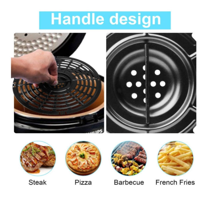 15.5cm Air Fryer Cooking Divider For Fryer Frying Board Steaming Board Grill Pan - Baking mat & Bakewares by buy2fix | Online Shopping UK | buy2fix