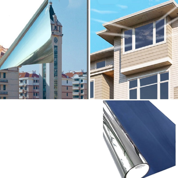Sunscreen Shading Film One-way Perspective Anti-peeping Glass Sticker, Specification: 30x100cm(Dark Blue Single Permeable) - Door & Window Films by buy2fix | Online Shopping UK | buy2fix