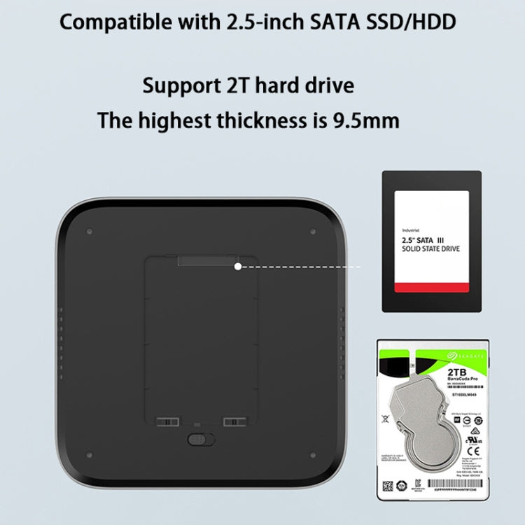 Rocketek MM483 For Mac Mini Docking Station With Hard Disk Enclosure - USB HUB by Rocketek | Online Shopping UK | buy2fix