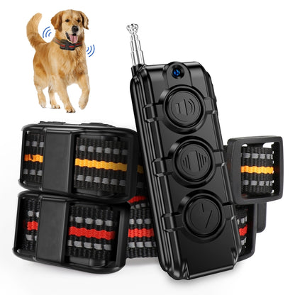 Electronic Dog Trainer Rechargeable Pet Remote Control Bark Stopper, Specification: 1 Drag 2 - Training Aids by buy2fix | Online Shopping UK | buy2fix